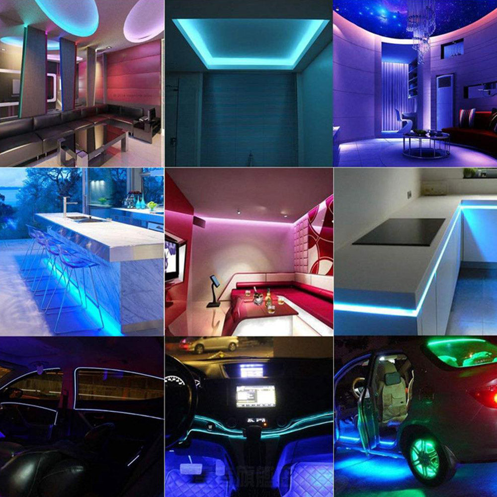 Banda LED digitala 2811, 36W, 5M, multicolor