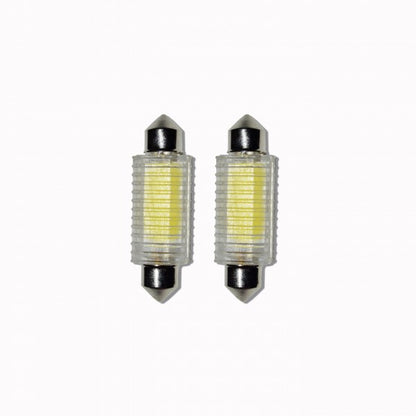 Set 2 x Bec SOFIT 2 COB , 2W cu radiator, 12LED