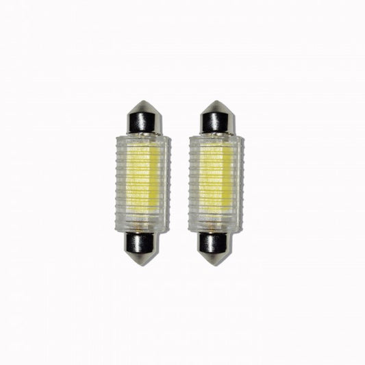 Set 2 x Bec SOFIT 2 COB , 2W cu radiator, 12LED