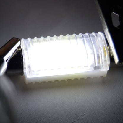 Set 2 x Bec SOFIT 2 COB , 2W cu radiator, 12LED