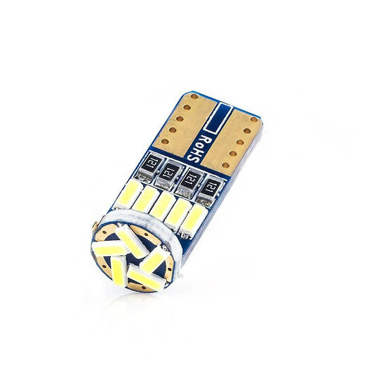 Set 2 x Becuri auto T10 15SMD 4014, 2.16W, canbus, 12V, 6000K