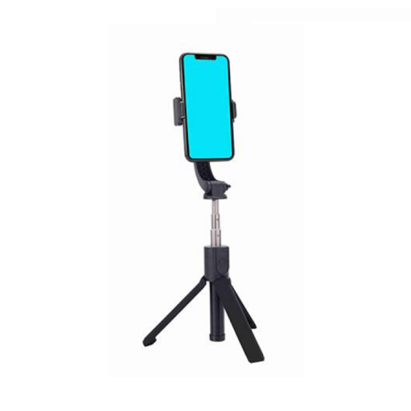 Trepied cu stabilizator, BT si telecomanda, negru