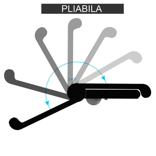 Lampa solara pliabila SH 090A, senzor miscare, 34 LED