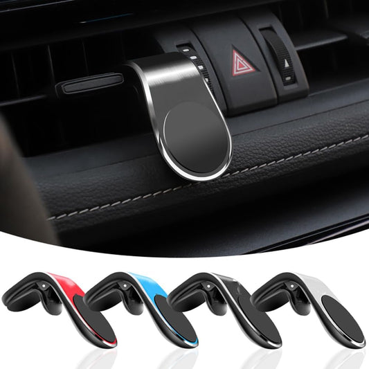 Suport auto telefon, magnetic, cu prindere pe grila de ventilatie