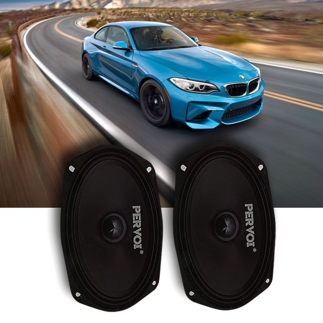 Set 2 x Difuzoare auto 16x23 cm, 880W, CTC 6981