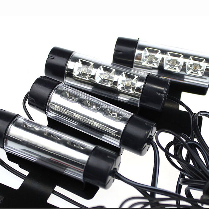 Set 4 x lumini ambientale auto LED, interior, TY780