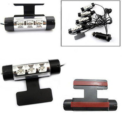 Set 4 x lumini ambientale auto LED, interior, TY780